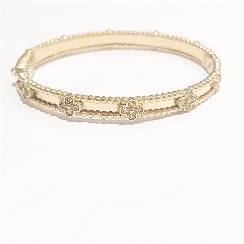 0.70 ct Diamond 18 K Yellow Gold Bracelet 24.08 gr