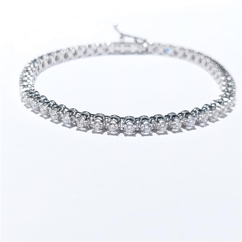 3.05 ct Diamond 18 K White Gold Bracelet 13.20 gr