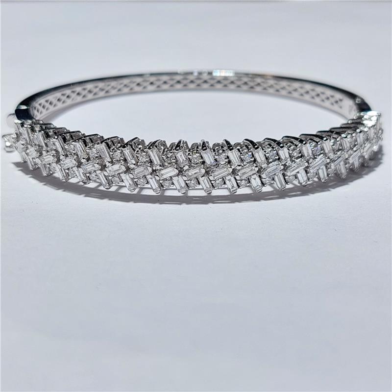 2,58 ct Diamond 18 K White Gold Bracelet 20,81 gr