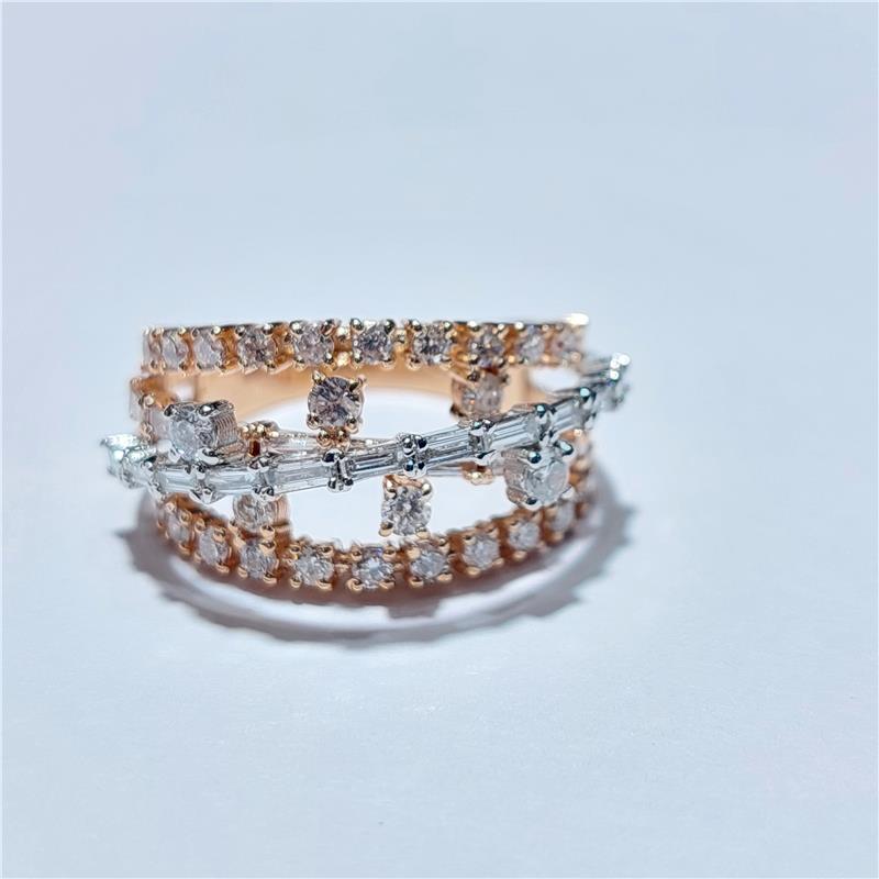 1,38 Карат Бриллиант 18 K Gold Кольцо 6,14 гр