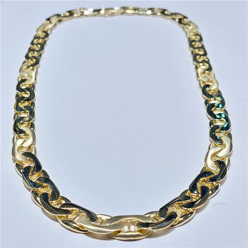 14 K Желтое Золото Ожерелье 177.27 гр