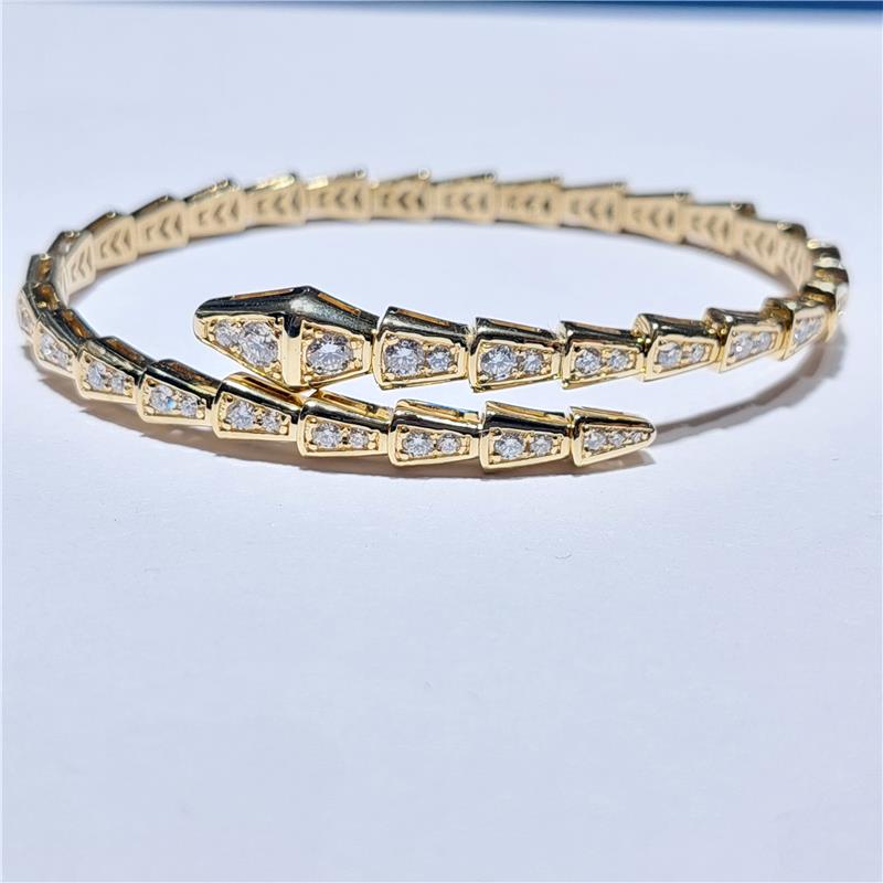 1.96 ct Diamond 18 K Yellow Gold Bracelet 20.59 gr