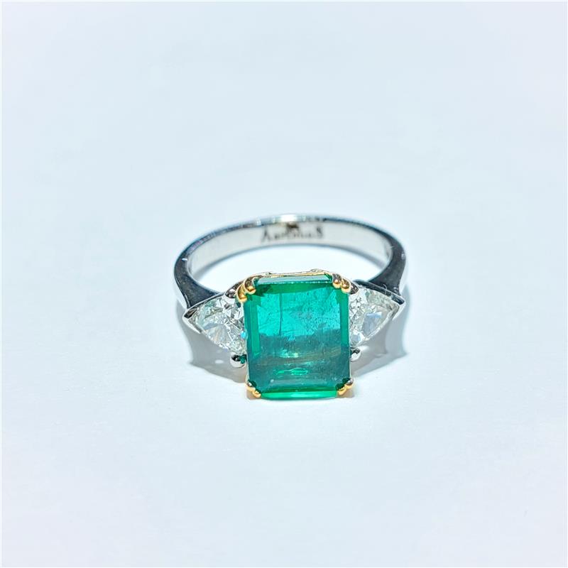 0,66 Карат Бриллиант 18 K Белое Золото Кольцо 4,07 гр