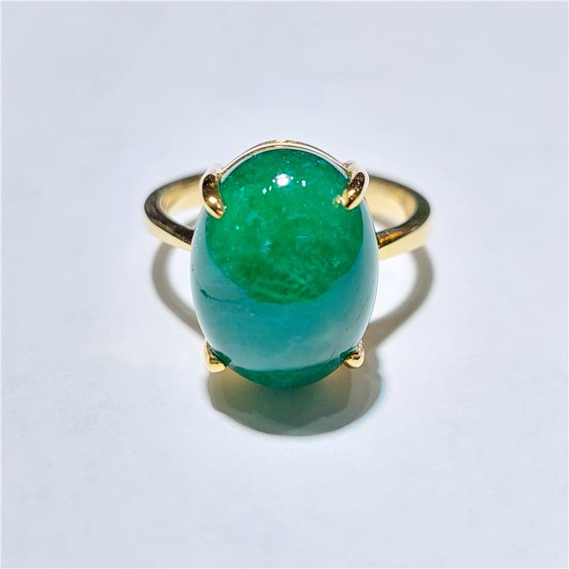 14 K Желтое Золото Кольцо 6,42 гр