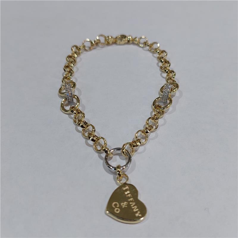 0,40 ct Diamond 14 K Gold Bracelet 6,98 gr