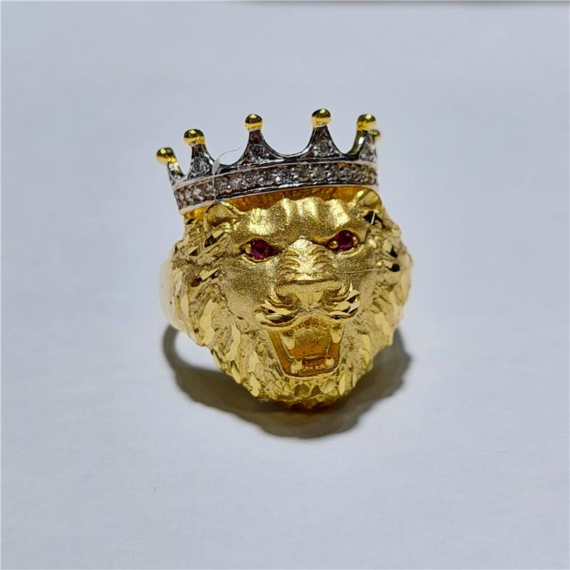 0,16 Карат Бриллиант 14 K Gold Кольцо 10,62 гр