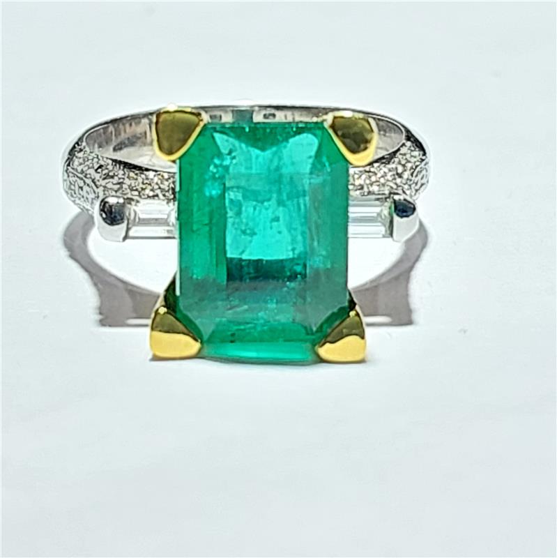 0.73 Карат Бриллиант 18 K Gold Кольцо 6.96 гр