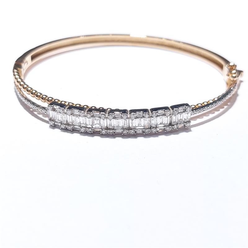 1.67 ct Diamond 18 K Gold Bracelet 14.58 gr