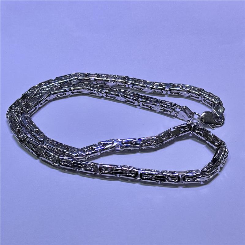 18 K Белое Золото Ожерелье 169.57 гр