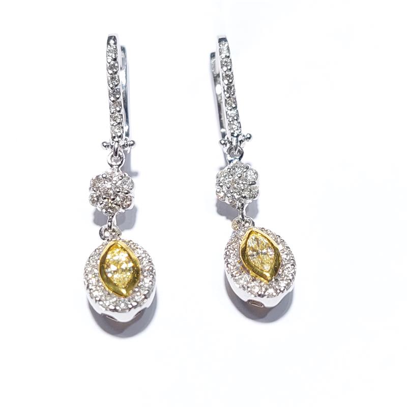 1.10 Карат Бриллиант 18 K Gold Кольцо 5.40 гр