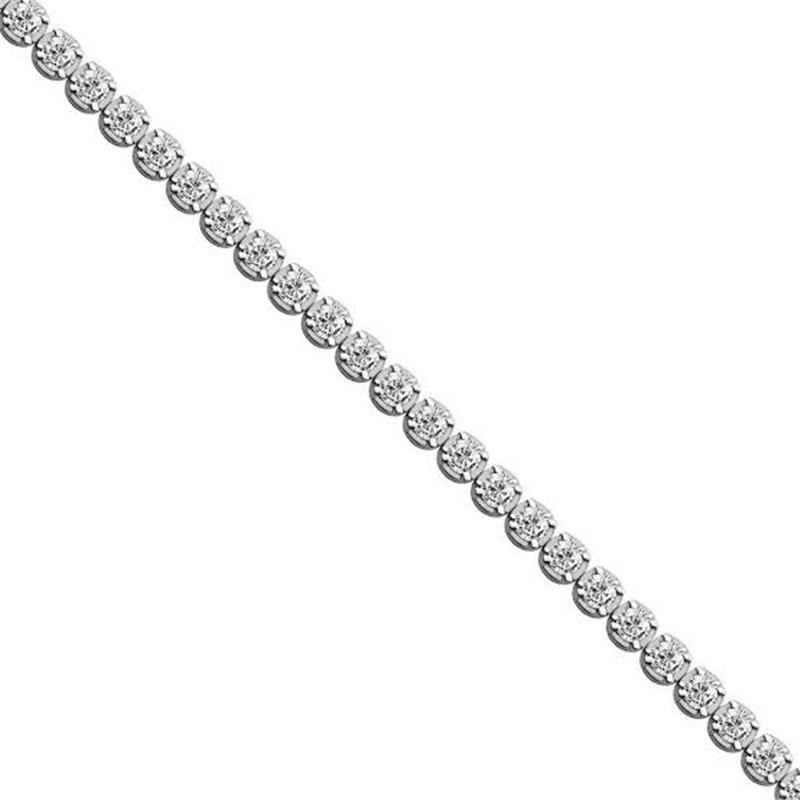 2,41 ct Diamond 18 K White Gold Bracelet 9,45 gr