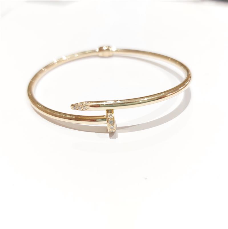 0.27 ct Diamond 14 K Yellow Gold Bracelet 7.17 gr