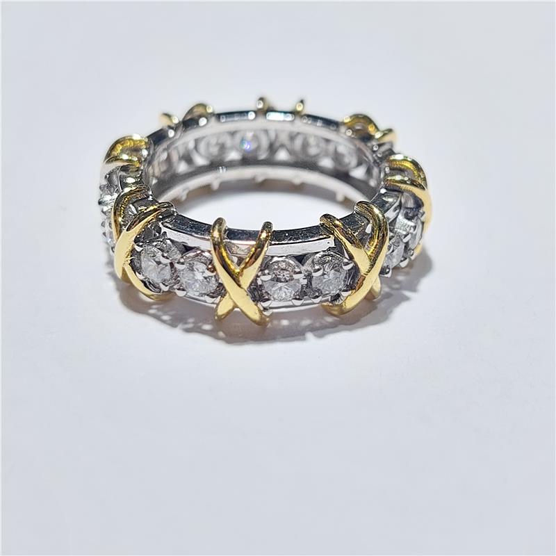 0.96 Карат Бриллиант 18 K Gold Кольцо 8.06 гр